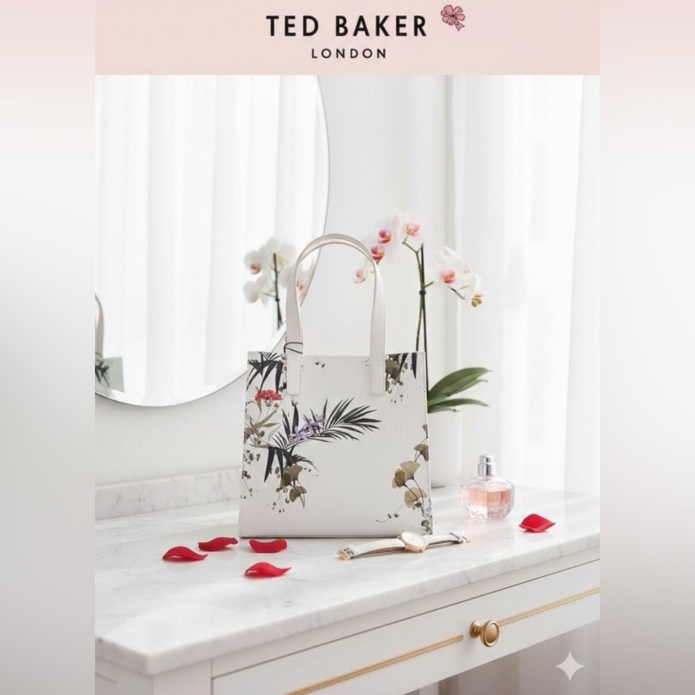 Ted Baker London Cream Floral Tote